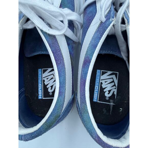 Vans Sample Prototype Bold Ni Tie Dye Suede Blue Sneakers Men\'s Size 9 Rare main image 7
